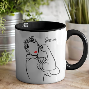 Mug Vous pouvez le faire élégant et moderne Rosie Le R