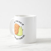 Mug Vous Pouvez Le Faire Escargot Pour Il Amusant Snai (Devant gauche)