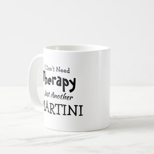 Mug Vous pouvez modifier le texte - Pas besoin de Mart (Devant gauche)
