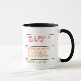 Mug Vous pouvez parler maintenant attaquez avec des