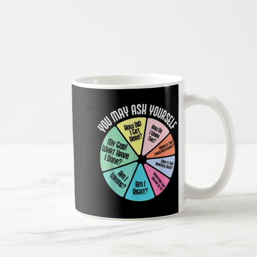 Mug Vous pouvez vous demander comment je suis arrivé i (Droite)