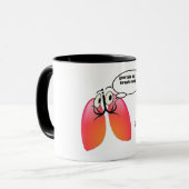 Mug vous prenez mon souffle de jeu de rôle médical drô (Devant gauche)