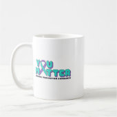 Mug Vous Prévention du suicide Sensibilisation Turquoi (Gauche)