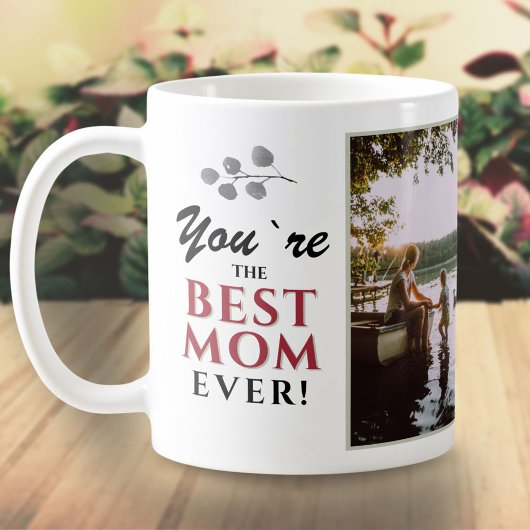 Mug Vous`re Meilleure maman Typographie moderne Photo