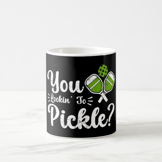 Mug Vous recherchez Pickle Pickleball Player Drôle (Centre)