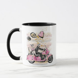 Mug Vous Rock Mon Monde   Sublimation de motocyclette 