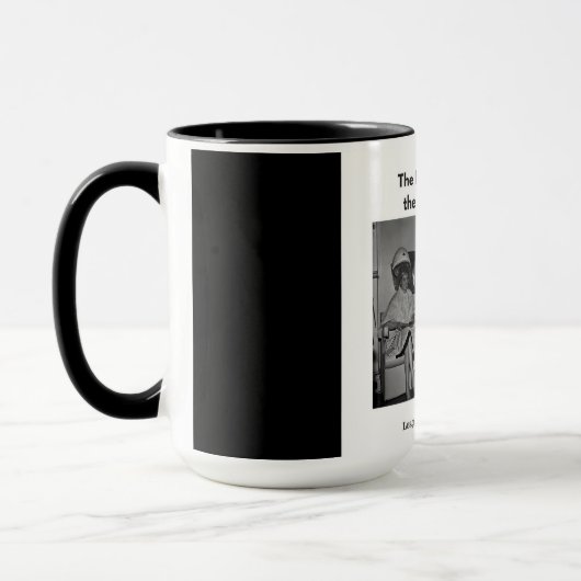 Mug Vous savez plus les cheveux sont hauts, plus près (Gauche)