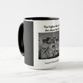 Mug Vous savez plus les cheveux sont hauts, plus près (Devant gauche)