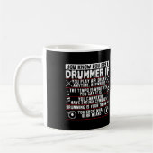 Mug Vous Savez Que Vous Êtes Un Drummer Si Drummer Mus (Gauche)