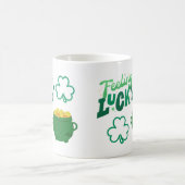 Mug Vous sentez chanceux avec un pot d'or (Centre)