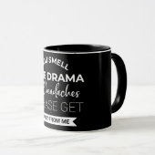 Mug Vous Sentez Comme Le Drame Et Les Maux De Tête (Devant droit)
