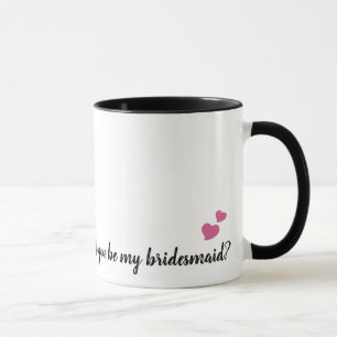Mug Vous serez ma demoiselle d'honneur - filles