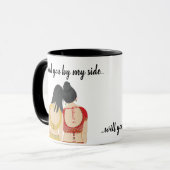 Mug Vous serez ma demoiselle d'honneur - filles (Devant gauche)