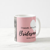 Mug Vous serez ma demoiselle d'honneur mignonne (Devant droit)