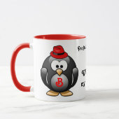 Mug Vous serez mon compagnon de pingouin pour l'amour (Gauche)