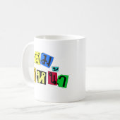 Mug Vous Servez Bien ! décollé Som Nam Naa en langue t (Devant gauche)