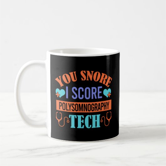 Mug Vous Snore I Snore Polysomnographie Tech Sleep Tec (Gauche)
