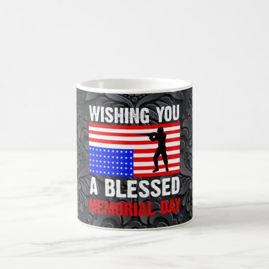 Mug Vous souhaite un Memorial Day béni (Centre)