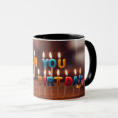 MUG VOUS SOUHAITEZ UN JOLI ANNIVERSAIRE (Devant droit)