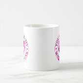 Mug VOUS TOURNEZ MON MONDE ROSE Romantique conception  (Centre)