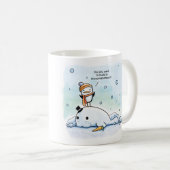 Mug Vous voulez construire un Snowmanatee - pingouin - (Devant droit)