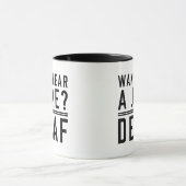 Mug Vous Voulez Entendre Une Plaisanterie Decaf (Centre)