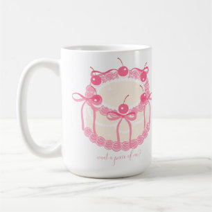 Mug Vous voulez un morceau de moi ? Conception de gâte