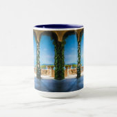 Mug Voûtes de voyage élégant de destination de (Centre)