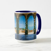 Mug Voûtes de voyage élégant de destination de (Devant droit)