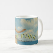 Mug Voyage à Hawaï de style vintage (Devant droit)