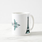 Mug Voyage à Paris (Devant droit)