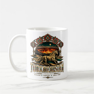 Mug Voyage au Turkménistan Monument Historique Vintage