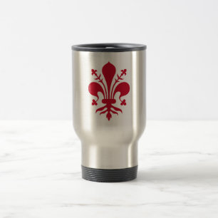 Mug Voyage avec Drapeau de Florence, Italie