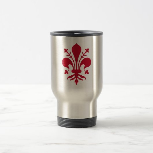 Mug Voyage avec Drapeau de Florence, Italie (Centre)