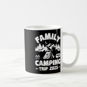 Mug Voyage Camping en famille 2025 Équipage jumelé Été