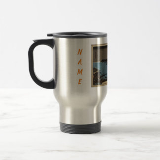 MUG VOYAGE/COMMUTATEUR AVEC NOM PERSONNALISÉ IMPRI