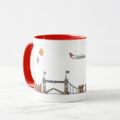 Mug Voyage dans le monde - Royaume-Uni (Devant gauche)
