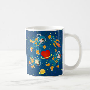 Mug Voyage dans l'espace d'amour d'astronautes