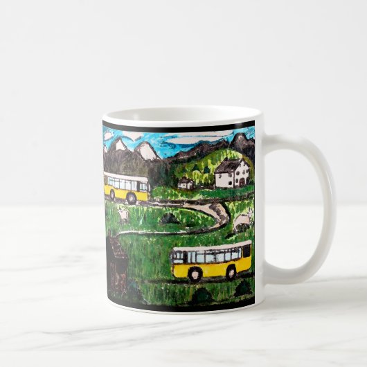 Mug Voyage d'autobus (Droite)