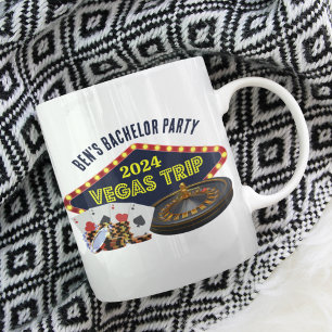 Mug Voyage de Bachelor Party personnalisable Casino La