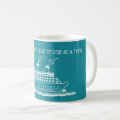 Mug Voyage De Bateaux De Croisières Voir Le Monde (Devant droit)