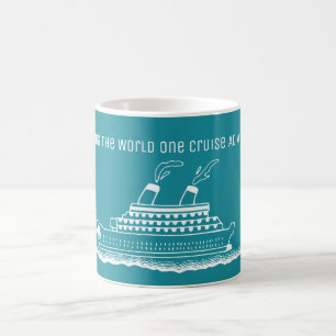 Mug Voyage De Bateaux De Croisières Voir Le Monde
