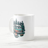 Mug Voyage de camping annuel personnalisé (Devant gauche)