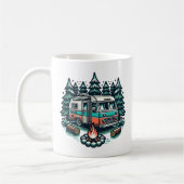 Mug Voyage de camping annuel personnalisé (Gauche)