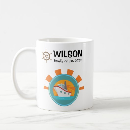 Mug Voyage de croisière en famille Keepsaké (Gauche)