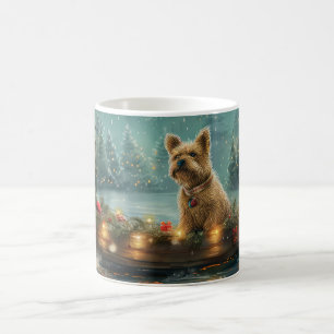 Mug Voyage de fête de Noël du Cairn Terrier