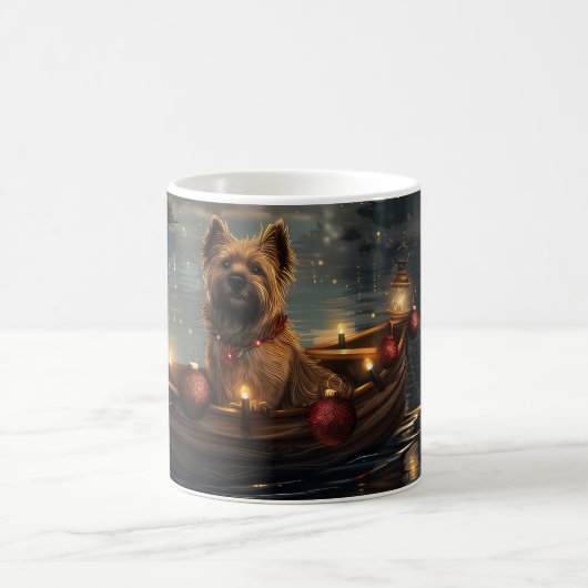 Mug Voyage de fête de Noël du Cane Corso (Centre)