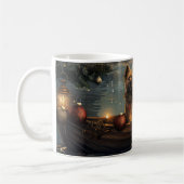 Mug Voyage de fête de Noël du Cane Corso (Gauche)