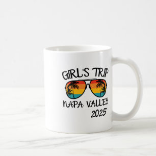 Mug Voyage de filles à Napa Valley 2025 Vacances d'été