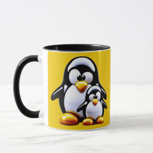 Mug Voyage de la famille pingouin